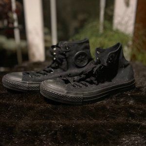 COPY - Black High Top Converse | Size W9 & M7